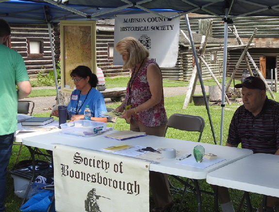 The Madison County Historical Society and The Society of Boonesborough shared a space